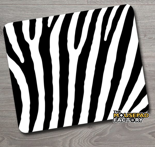 Zebra Stripes Pattern Mouse Pad