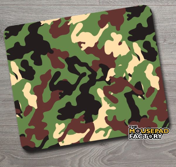 Army Camo Pattern Mouse Pad
