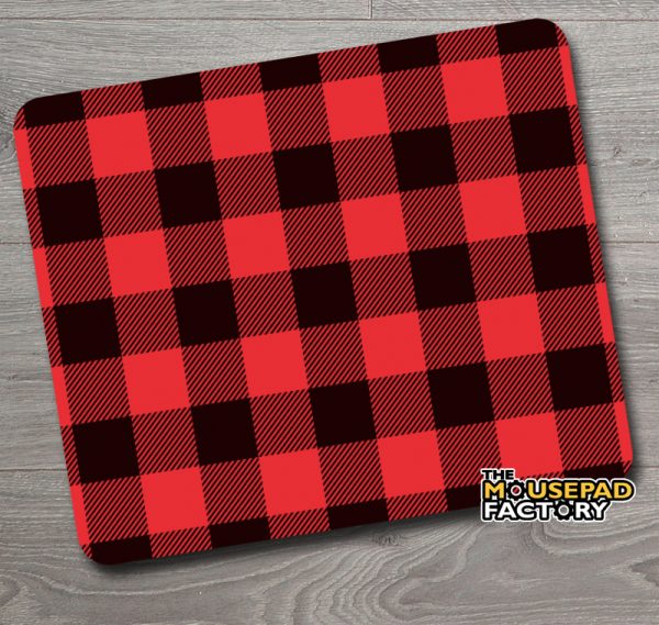 Buffalo Plaid Pattern Mouse Pad