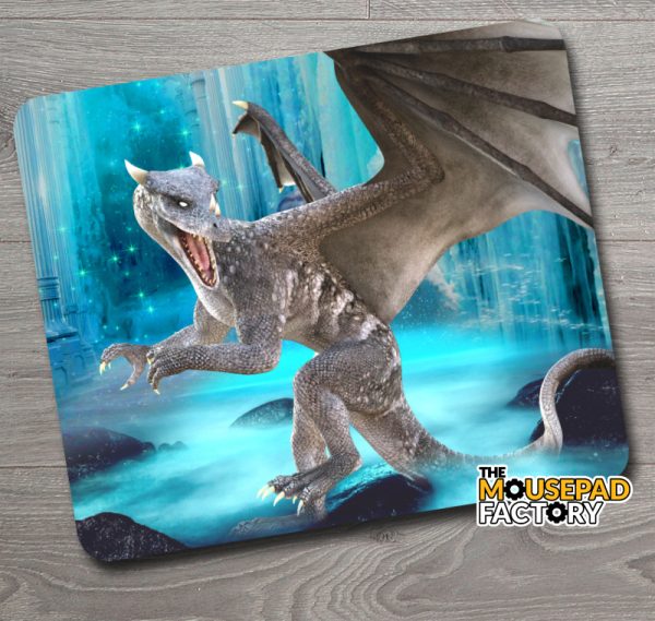 Elemental Ice Dragon Mouse Pad