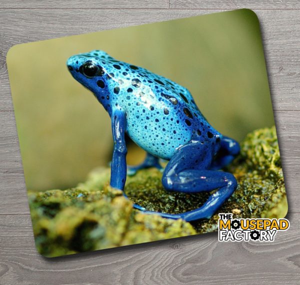 Blue Poison Dart Frog Mouse Pad