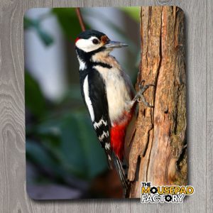 Great Spotted Woodpecker Mouse Pad