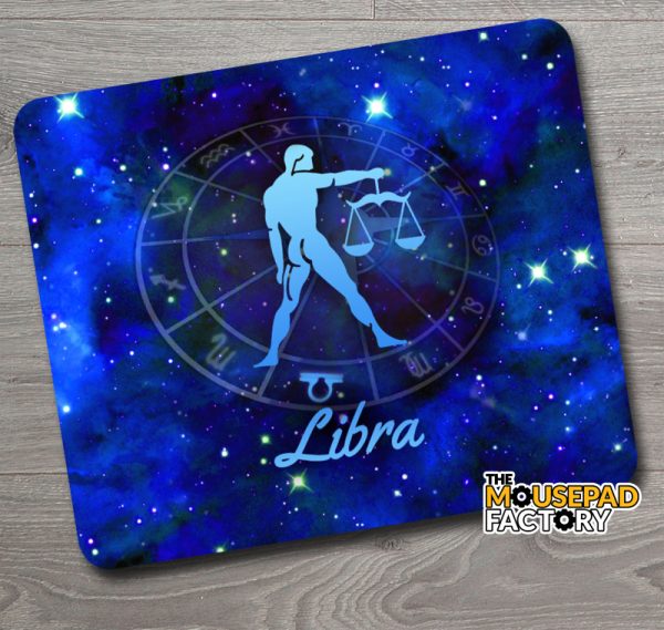 Libra Zodiac Sign Mouse Pad