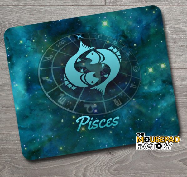 Pisces Zodiac Sign Mouse Pad