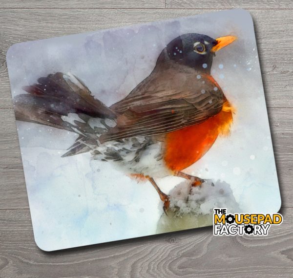 American Robin Bird Mouse Pad