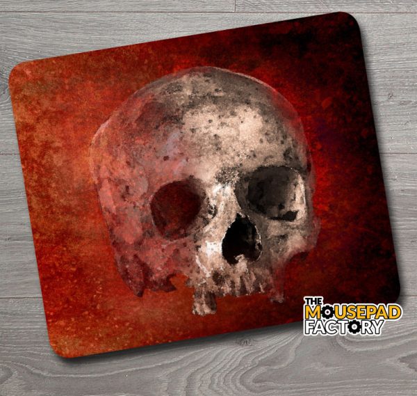 Ancient Bloody Skull Mouse Pad