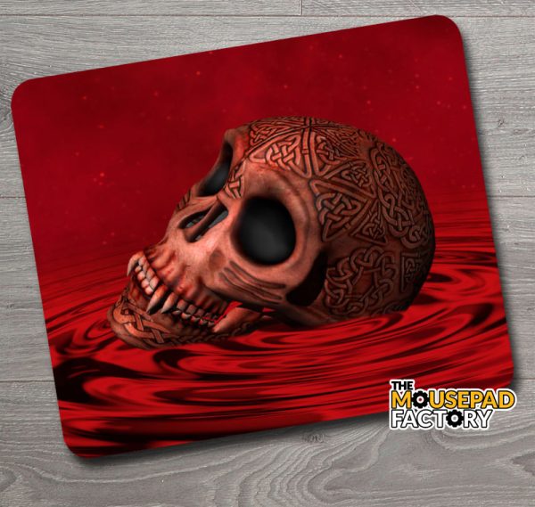 Magic Skull in Blood Mouse Pad