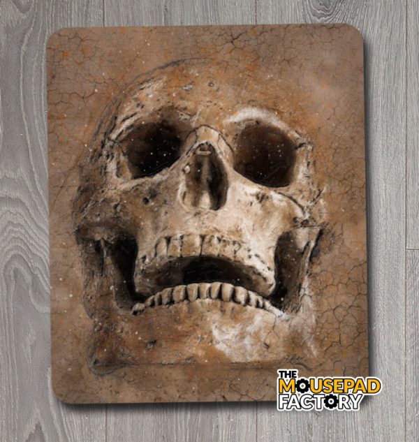 Ancient Skull Mouse Pad