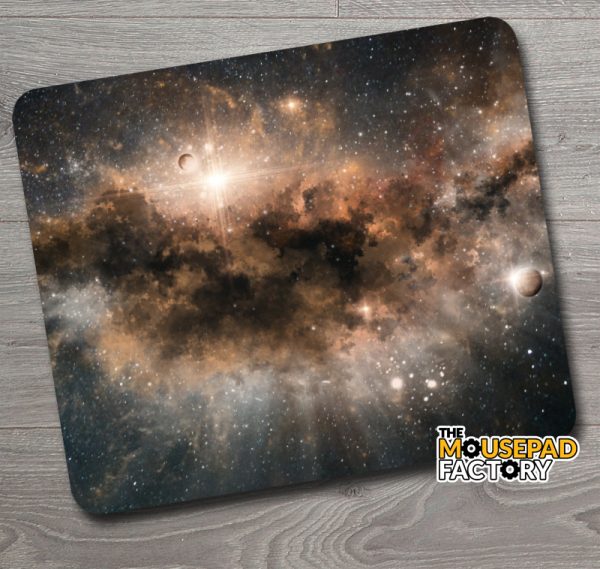 Galaxy Nebula Outer Space Stars Planets Mouse Pad