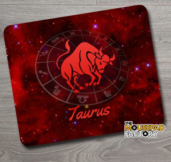 Taurus Zodiac Sign Mouse Pad