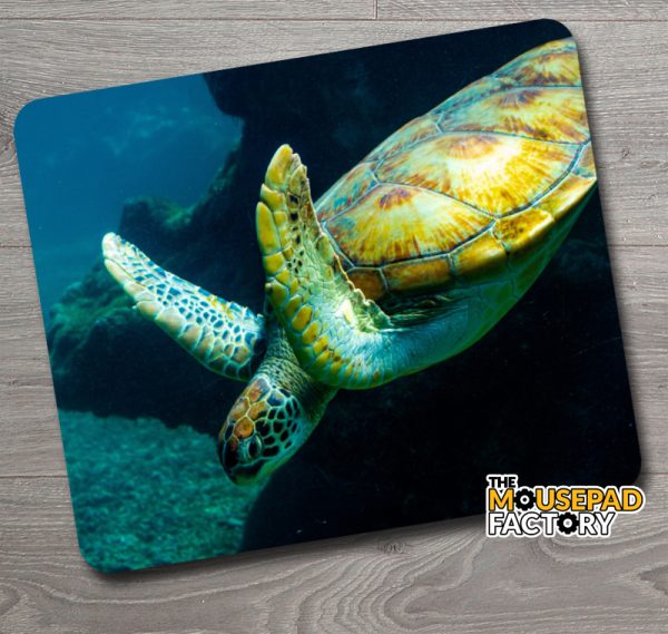 Turquoise Sea Turtle Mouse Pad
