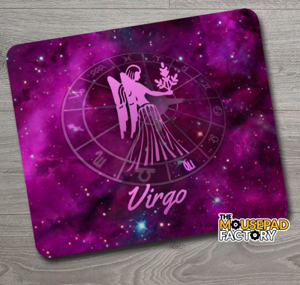 Virgo Zodiac Sign Mouse Pad