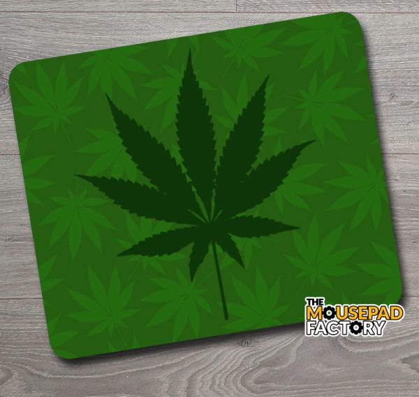 Cannabis Marijuana Leaf Mouse Pad