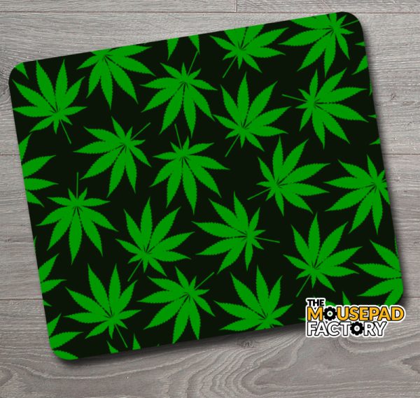 Cannabis Marijuana Leaves Mouse Pad