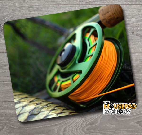 Fly Fishing Reel Mouse Pad