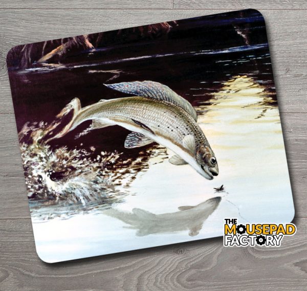 Grayling on the Fly Mouse Pad