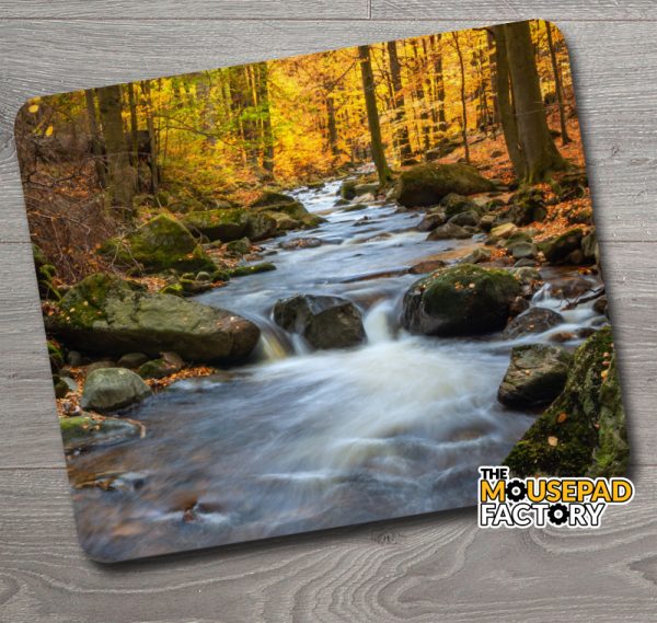 Forest Brook in the Fall Mouse Pad