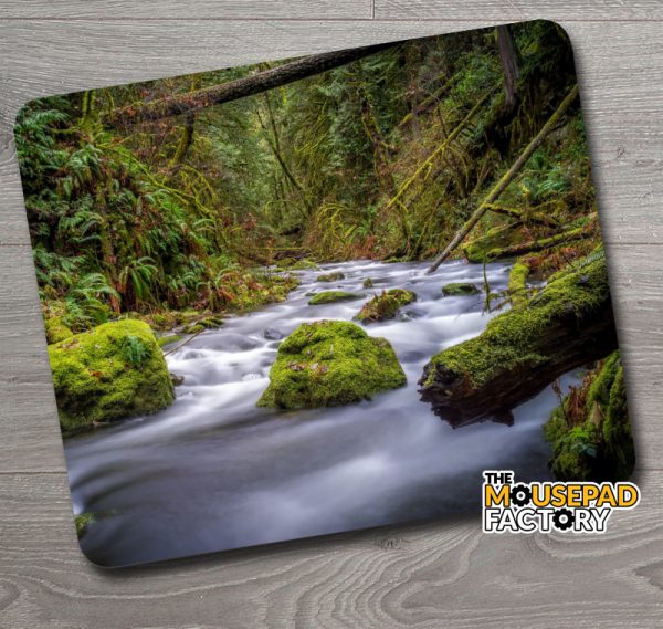 Brook in a Mossy Forest Mouse Pad