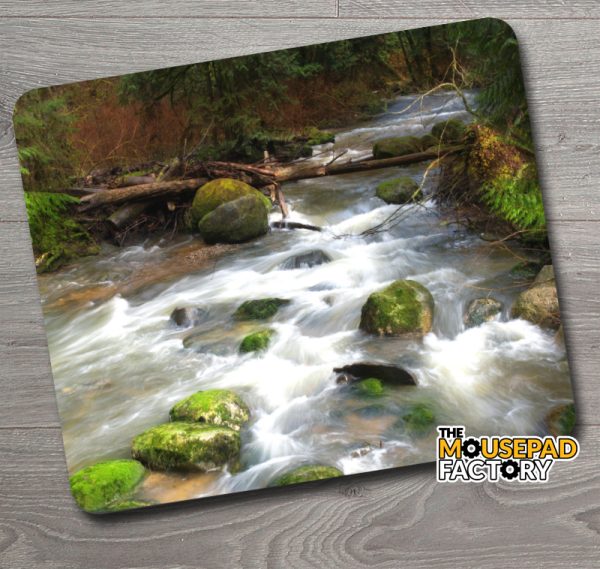 Stream in Mossy Forest Mouse Pad