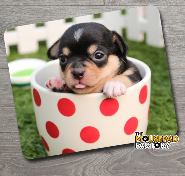 Cute Chihuahua Puppy Mouse Pad
