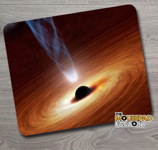 Black Hole Outer Space Stars Mouse Pad