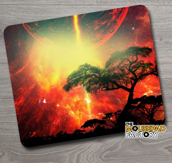 Apocalypse Sun Earth Mouse Pad