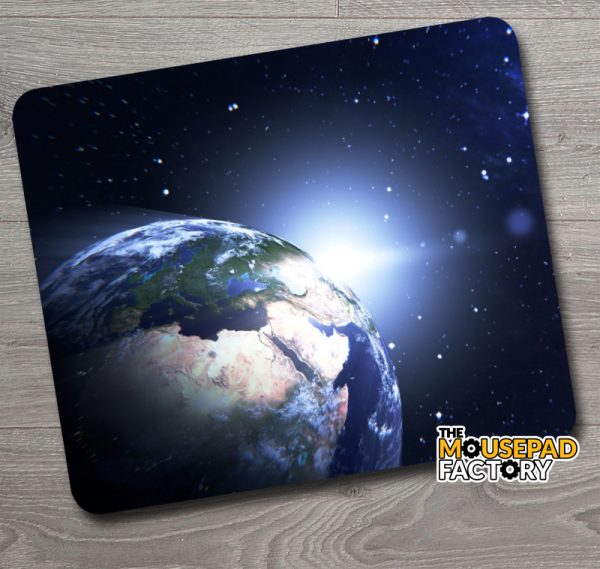 Planet Earth Outer Space Mouse Pad