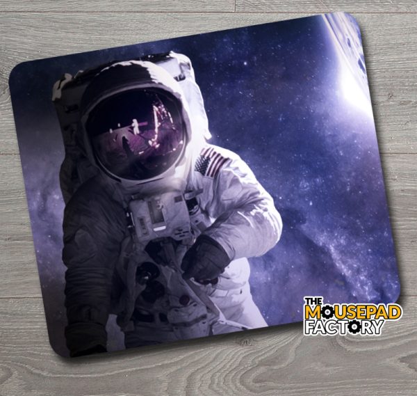 Astronaut Outer Space Mouse Pad