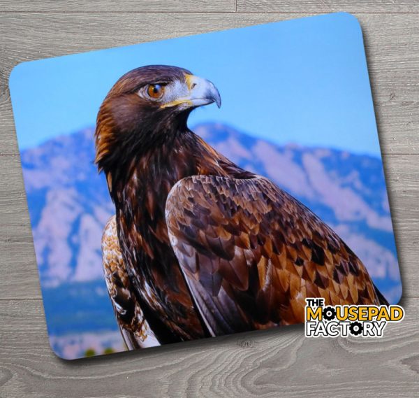 Golden Eagle in the Mountains Mouse Pad
