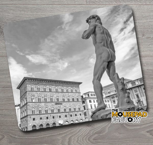 Florence Italy Michelangelo David Mouse Pad