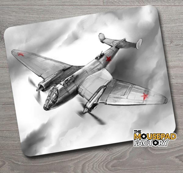 WW II Fighter Plane Bomber Mouse Pad