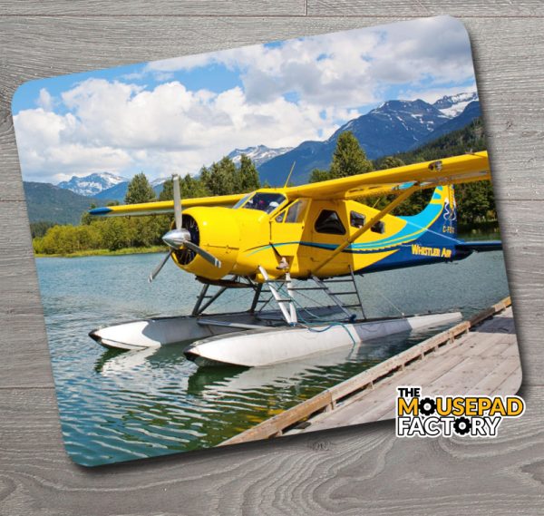 Float Plane Rocky Mountains Mouse Pad