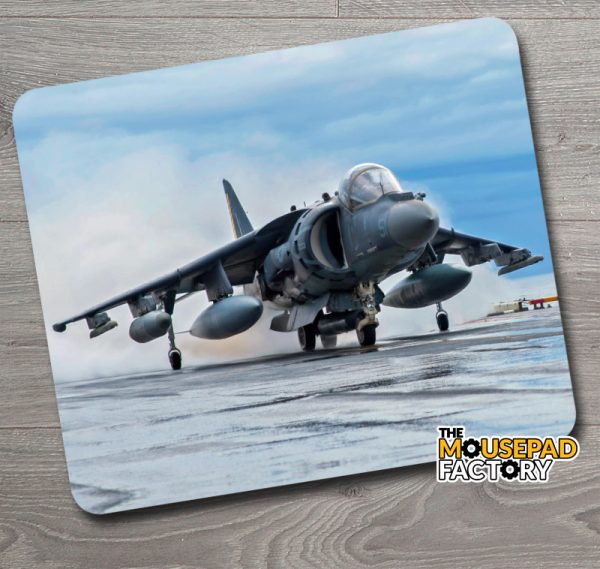 AV 8B Harrier Jet Fighter Plane Mouse Pad