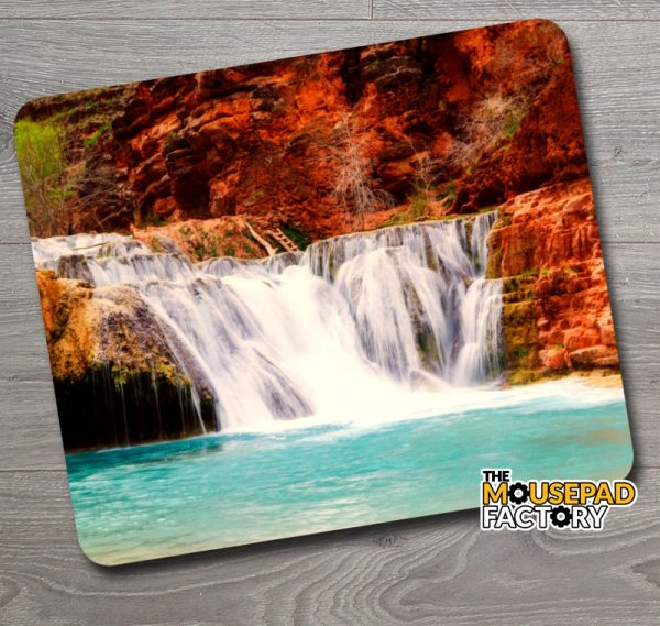 Waterfall Arizona Desert Mouse Pad