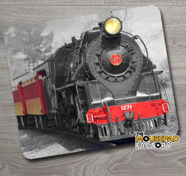 Steam Engine Locomotive Train Mouse Pad