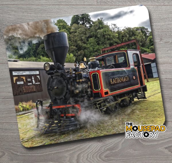 Vintage Steam Locomotive Train Mouse Pad