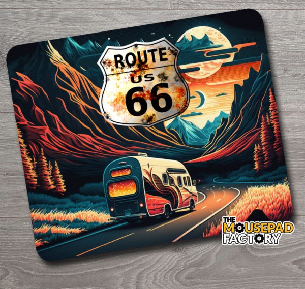 Route 66 Road Trip Mouse Pad