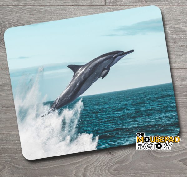 Dolphin Jumping Mouse Pad
