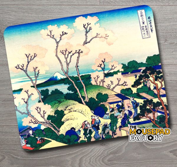 Goten-Yama Hill, Shinagawa on the Tokaido by Katsushika Hokusai (1760-1849)