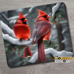 Cardinal Bird Mouse Pad