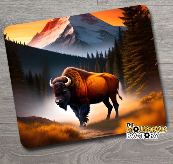 bison mouse pad