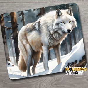 lone white wolf