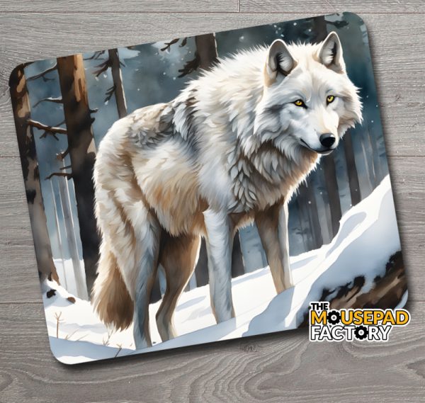 lone white wolf