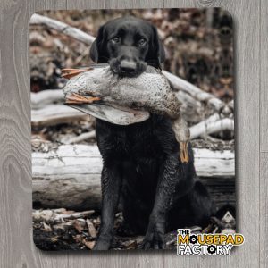 Black Labrador Lab Retriever Dog Mouse Pad
