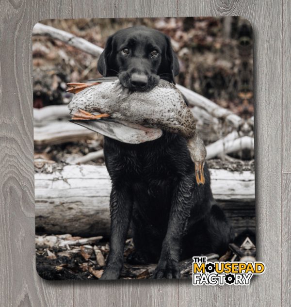 Black Labrador Lab Retriever Dog Mouse Pad