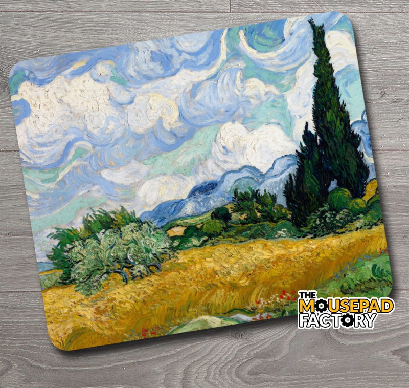 Vincent van Gogh Wheat Field with Cypresses