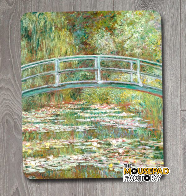 Bridge over a Pond of Water Lilies by Claude Monet Mouse Pad