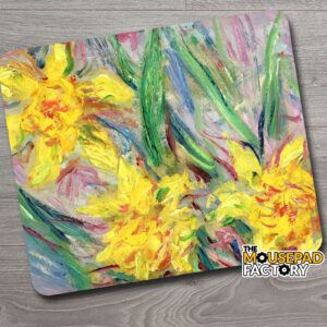 Jonquilles Daffodils by Claude Monet Mouse Pad