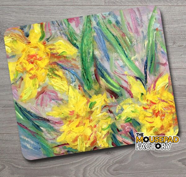 Jonquilles Daffodils by Claude Monet Mouse Pad