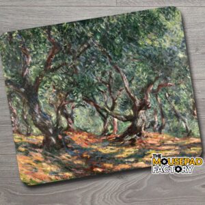 Study of Olive Trees in Bordighera by Claude Monet Mouse Pad
